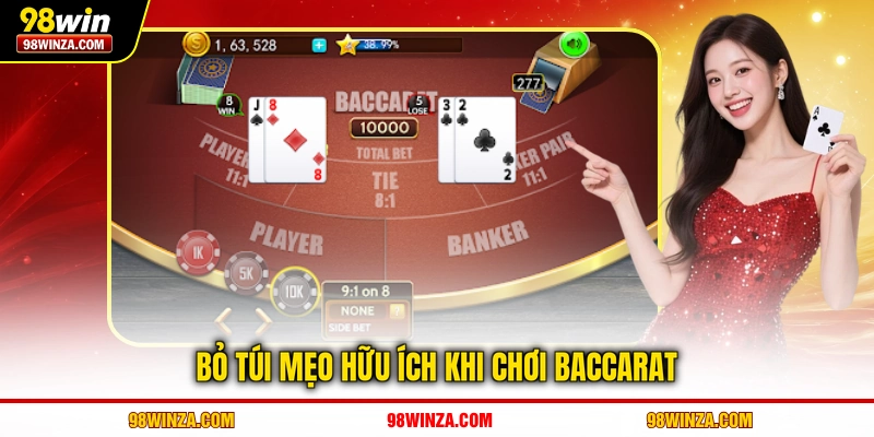 Bỏ túi mẹo hữu ích khi chơi baccarat